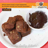 healthy brownie made with jaggery, wheat flour and walnuts online. Healthy snacks online delivery