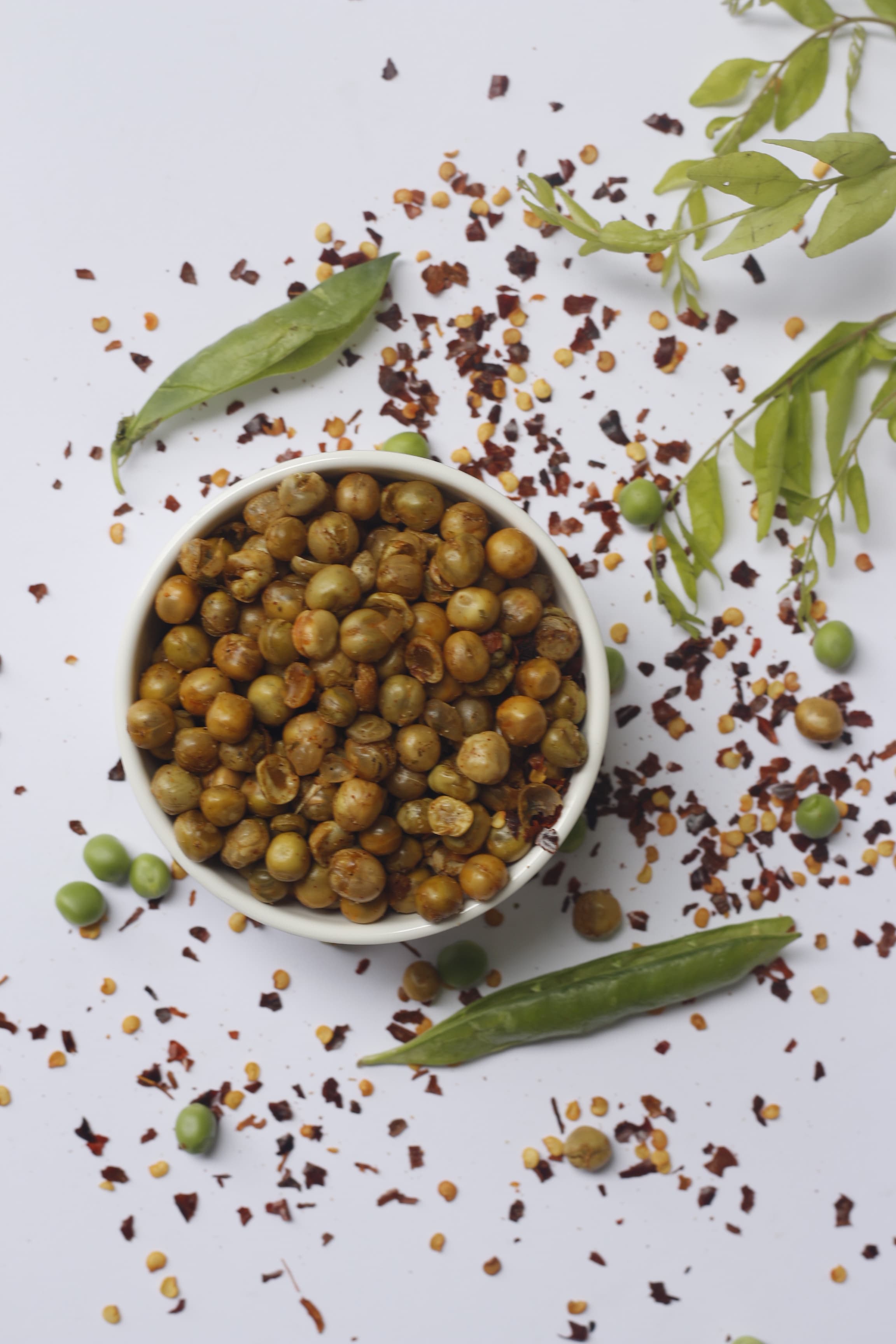 Roasted Green Peas